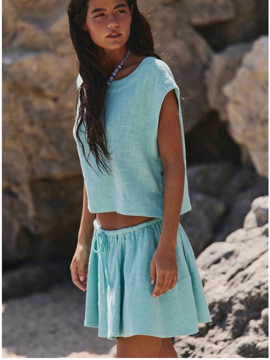 Free People Dresses & Skirts - Free People Skye Mini Skirt Set NWT M